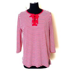 MICHAEL KORS STRIPED TOP XL